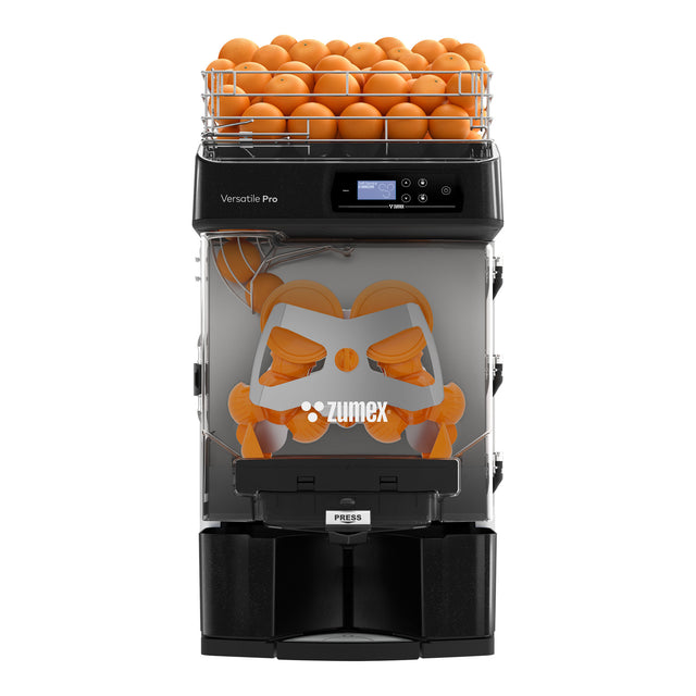 Zumex Versatile Pro Orange Juicer Machine 10216 — 27 Fruits/Minute, Black