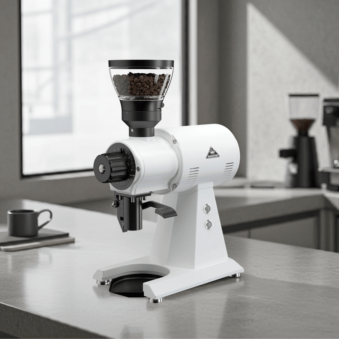 Mahlkonig EK43 S Allround Commercial Coffee Grinder White