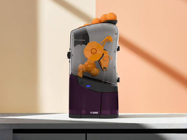 Zumex Minex Orange Juicer 04917 — 13 Oranges/Minute, Deep Purple