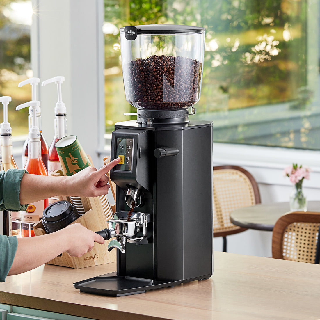 Anfim Alba Espresso Grinder Black
