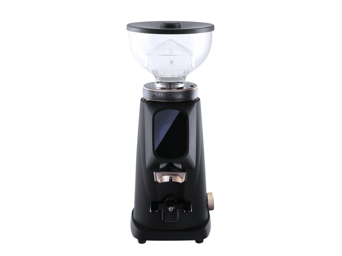Fiorenzato ALL GROUND DARK-T 64MM Grinder, Deep Black & Rose Gold
