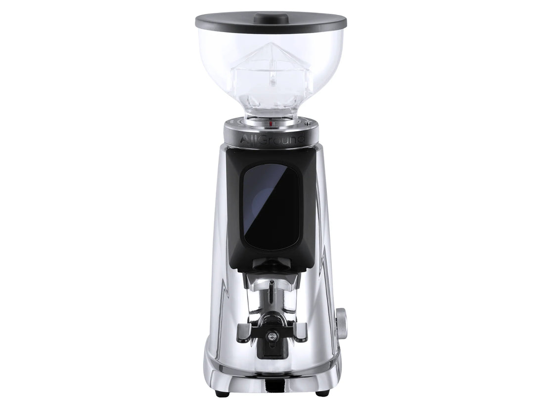 Fiorenzato ALL GROUND DARK-T 64MM Grinder, Silver & Deep Black
