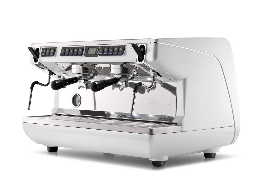 Nuova Simonelli Appia Life 2 Group Timer Espresso Machine White