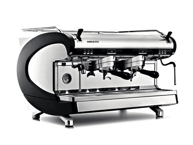 Nuova Simonelli Aurelia Wave 2 Group Semi-Automatic Espresso Machine angle view