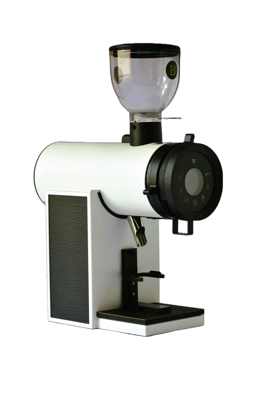 Bentwood Vertical 63 Espresso Grinder — White