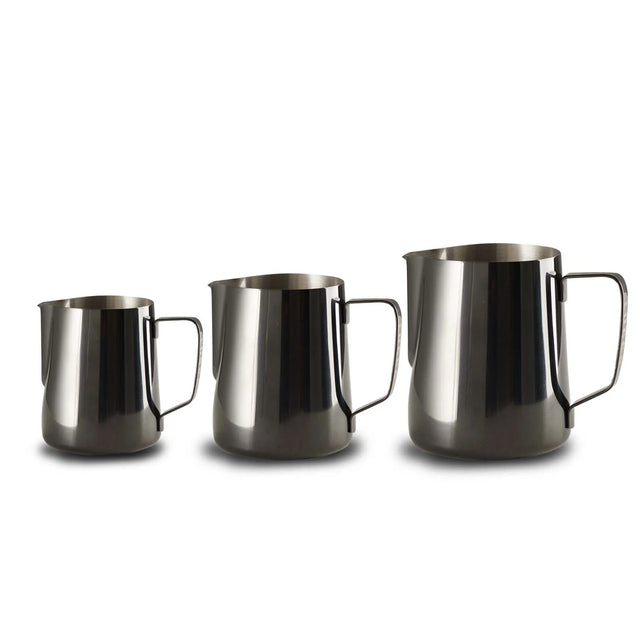 LUCCA Frothing Pitcher 32 oz Black