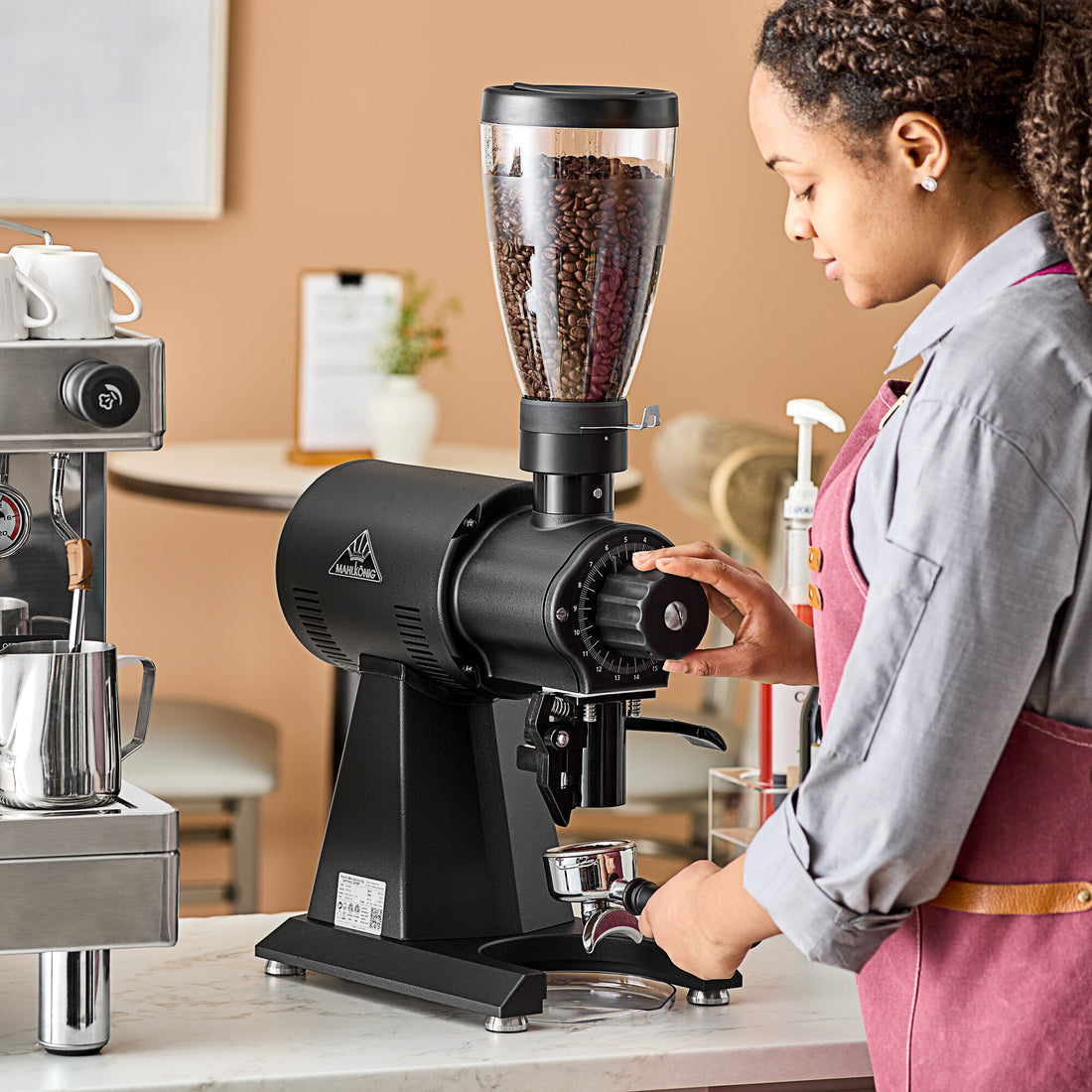 Mahlkonig EK43 S Allround Commercial Coffee Grinder Black