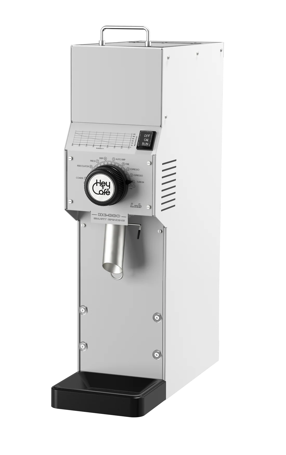 HeyCafe HC-880 LAB Coffee Grinder White