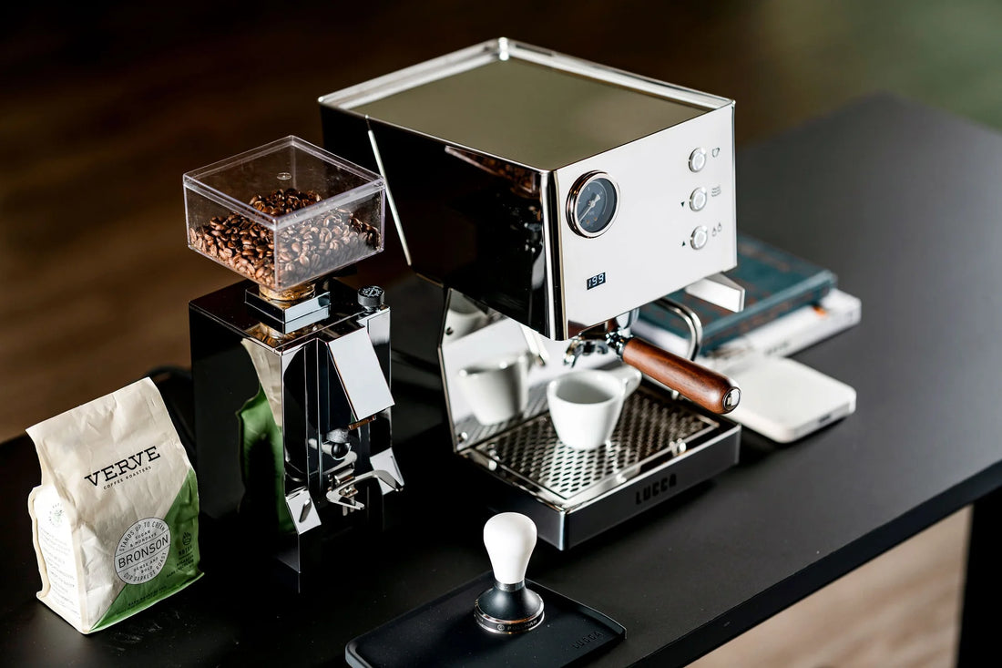 LUCCA Tempo Espresso Machine Stainless Steel
