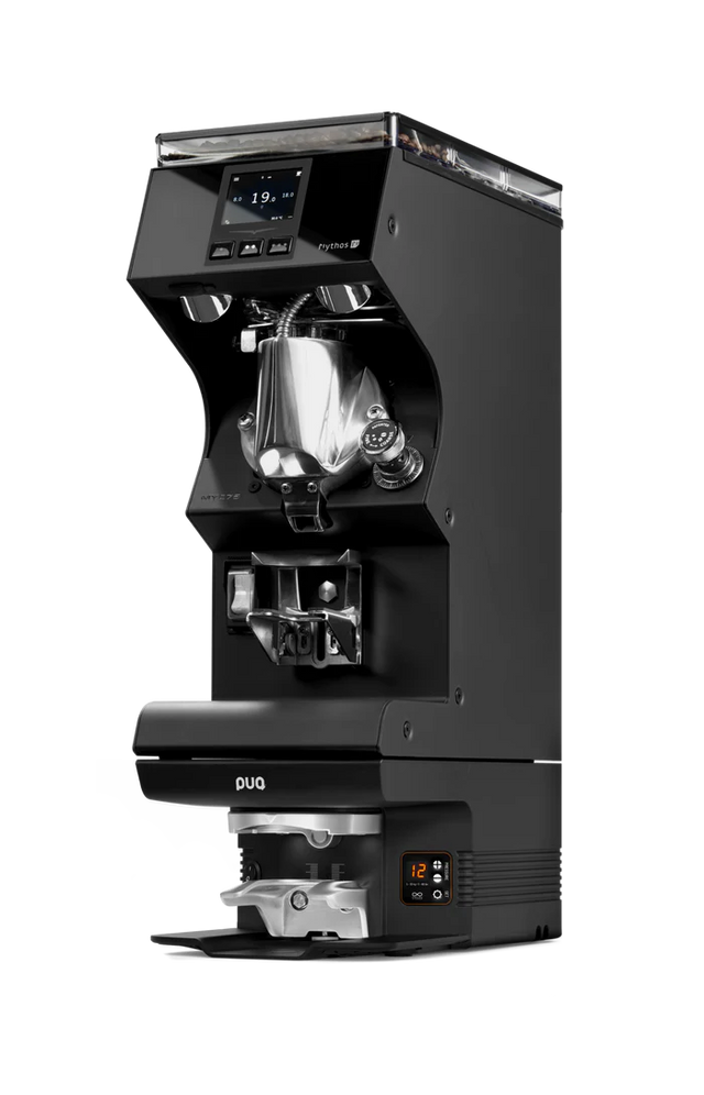 PUQPress M6 for VA Mythos 75 & 85 Automatic Espresso Tamper — Black