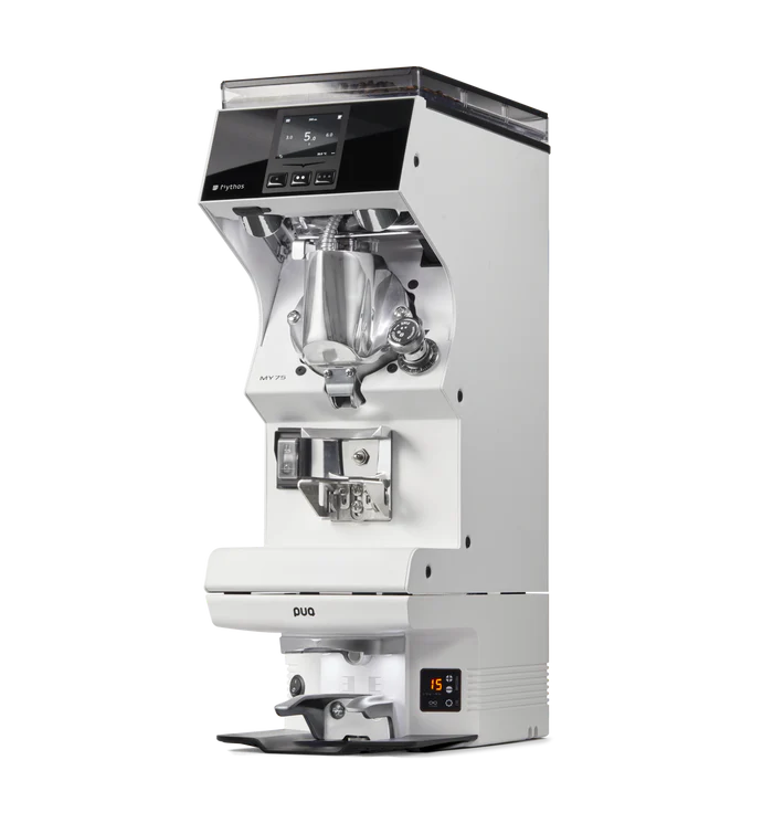 PUQ Press Gen 5 M6 Automatic Tamper for VA Mythos 75 & 85 White