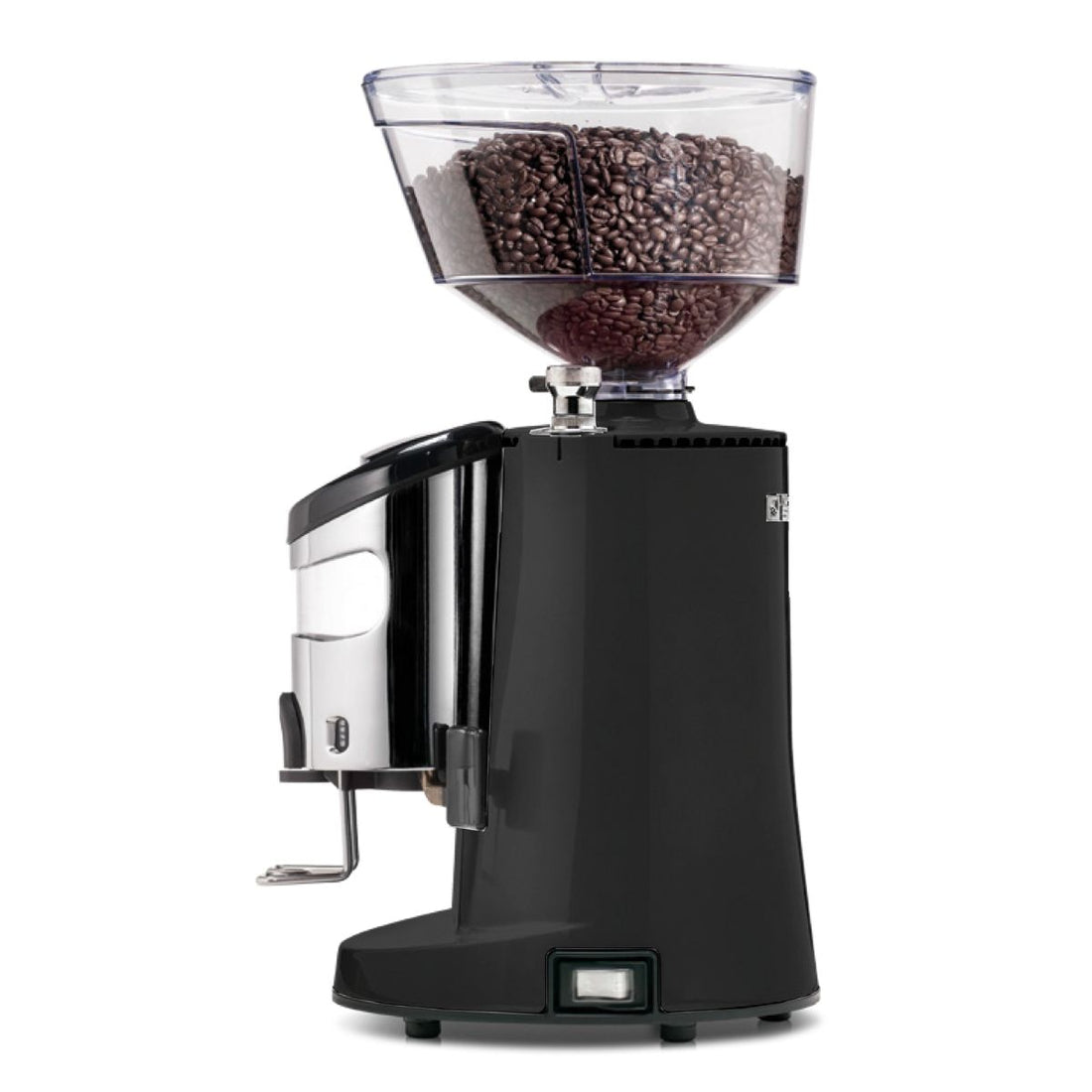 Nuova Simonelli MDXS Doser with Shutoff Espresso Grinder Black side view