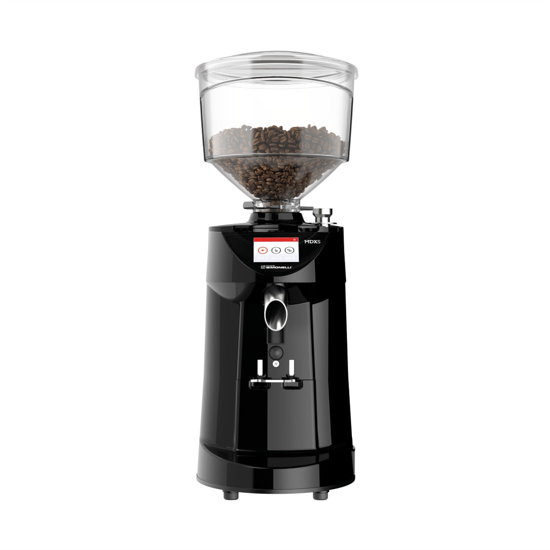 Nuova Simonelli MDXS On Demand Digit Espresso Grinder Black front view