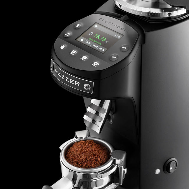 Mazzer Mini G Espresso Grinder Polished Aluminum - 600g Hopper