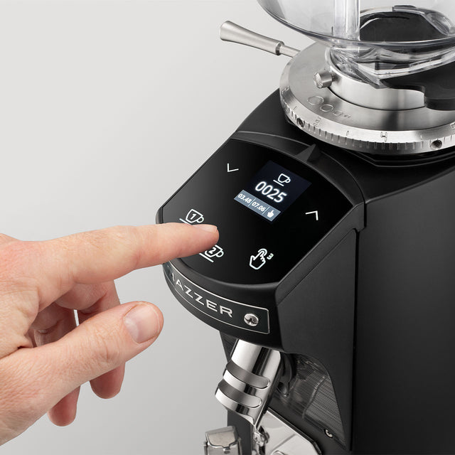 Mazzer Mini Espresso Grinder Polished Aluminum - 600g Hopper