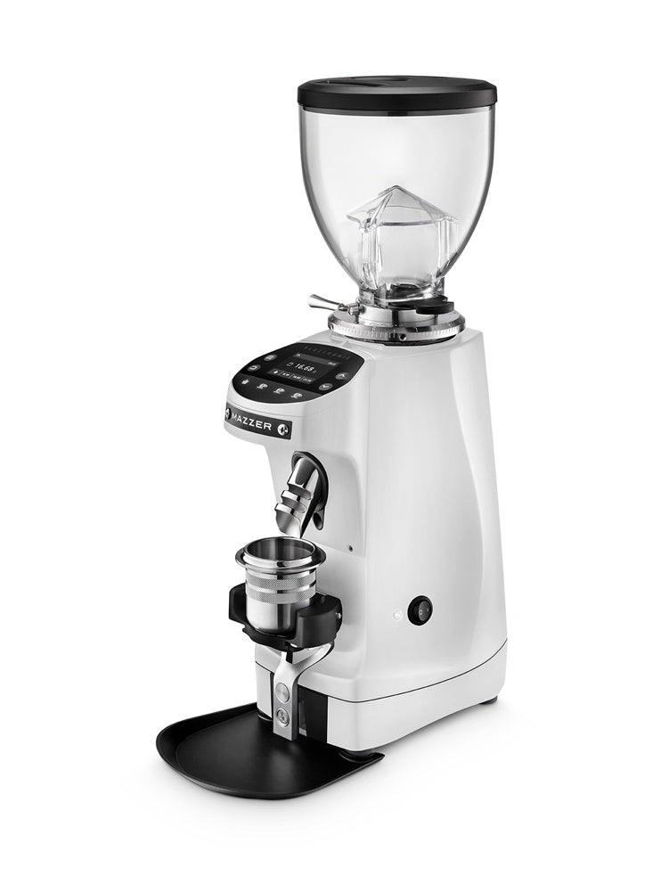 Mazzer Mini G Espresso Grinder (Grind-by-Weight) - White