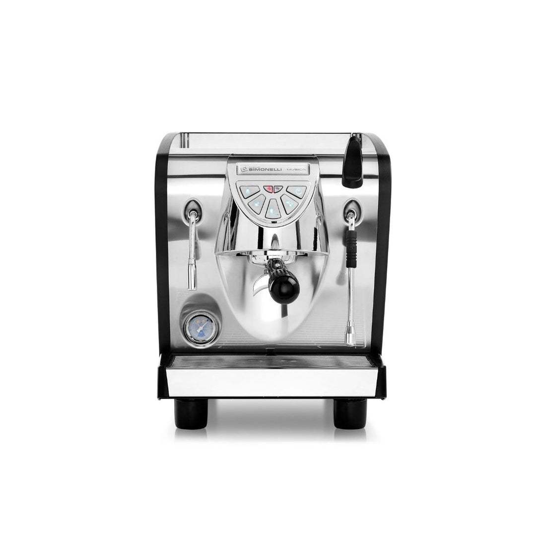 Nuova Simonelli Musica Volumetric Pour Over Espresso Machine Black front view