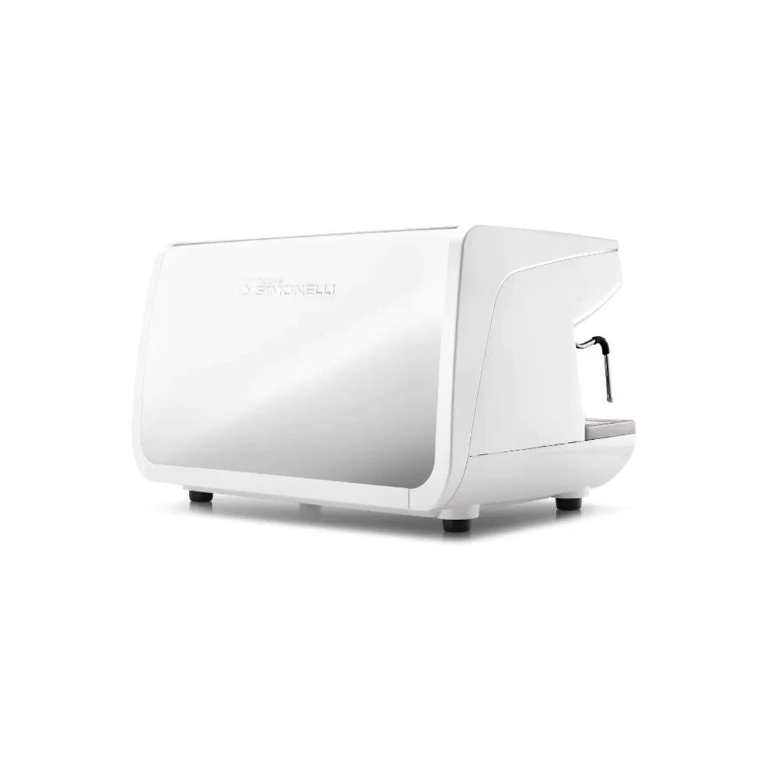 Nuova Simonelli Appia Life 2 Group Volumetric Espresso Machine White back view