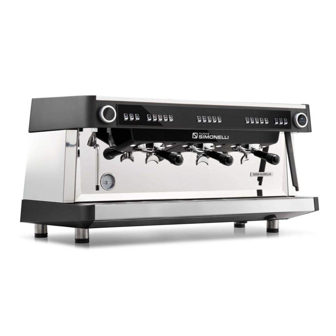 Nuova Simonelli Nuova Aurelia 3 Group Volumetric XT Espresso Machine angle view