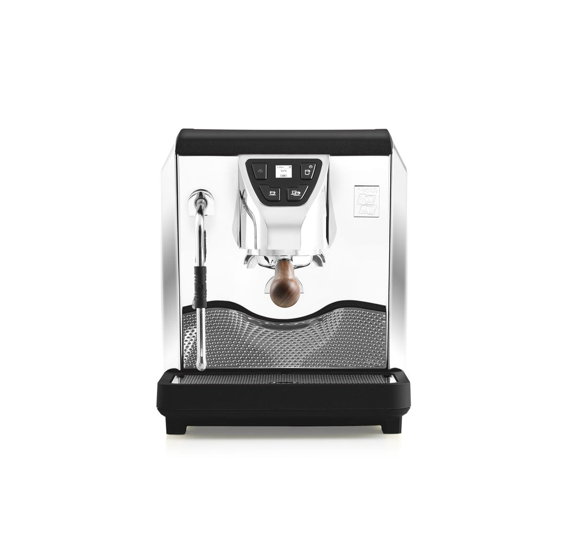 Nuova Simonelli Oscar Mood Pour Over Espresso Machine Black front view