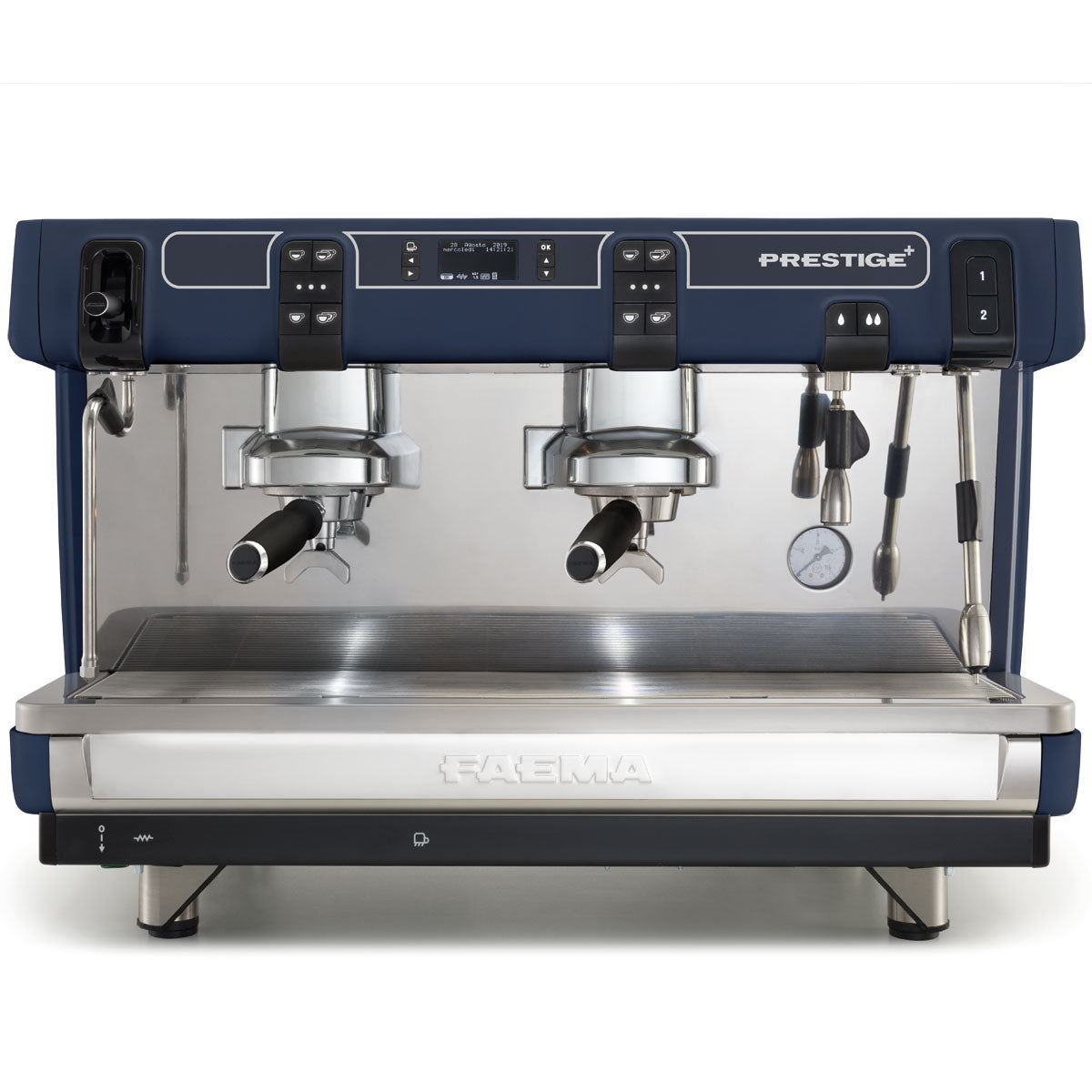 Faema Prestige Plus A/2 2 Group Espresso Machine Tall Cup with Autosteam
