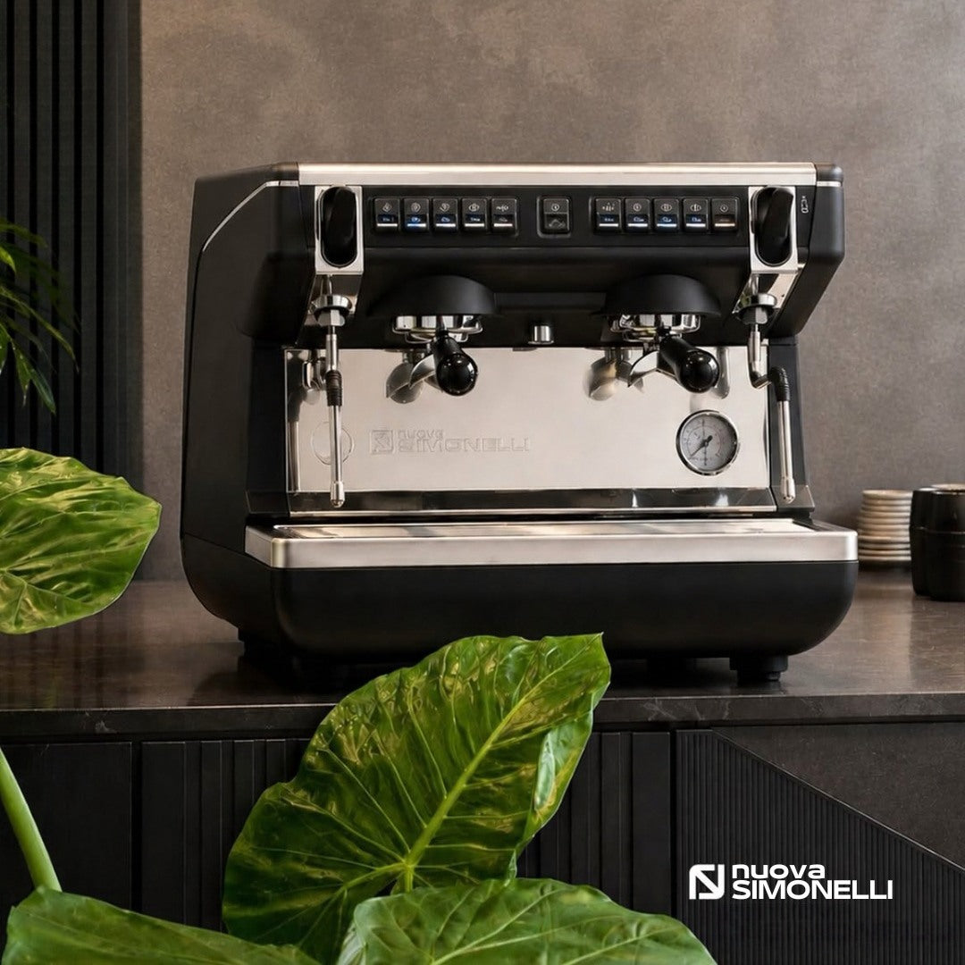 Nuova Simonelli Appia Life Compact 2 Group Volumetric with Autosteam 220V Espresso Machine