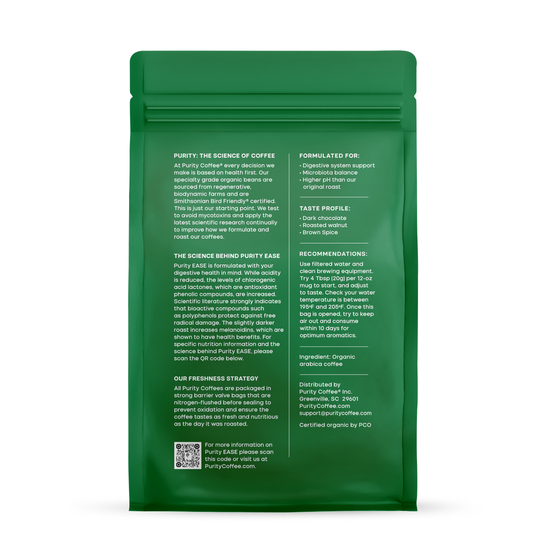 PURITY Dark Roast Whole Bean Coffee (12 oz)