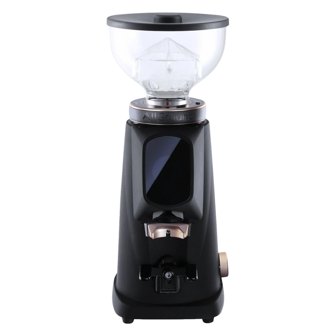 Fiorenzato ALL GROUND DARK-T 64MM Grinder, Deep Black & Rose Gold