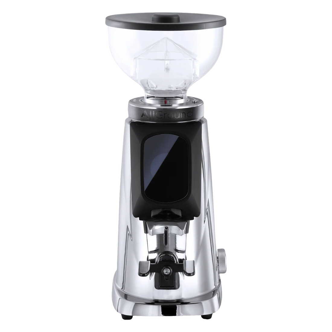 Fiorenzato ALL GROUND DARK-T 64MM Grinder, Silver & Deep Black