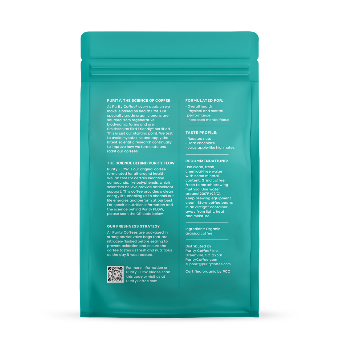 PURITY Original Medium Roast Whole Bean Coffee (12 oz)