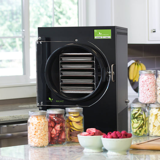 Harvest Right Medium Freeze Dryer — Black, 5-Tray, with Mylar Starter Kit & Premier Pump