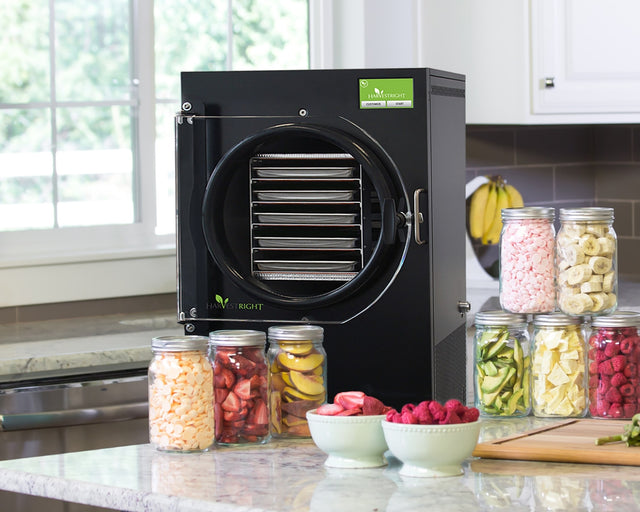 Harvest Right Medium Freeze Dryer — Black, 5-Tray, with Mylar Starter Kit & Premier Pump