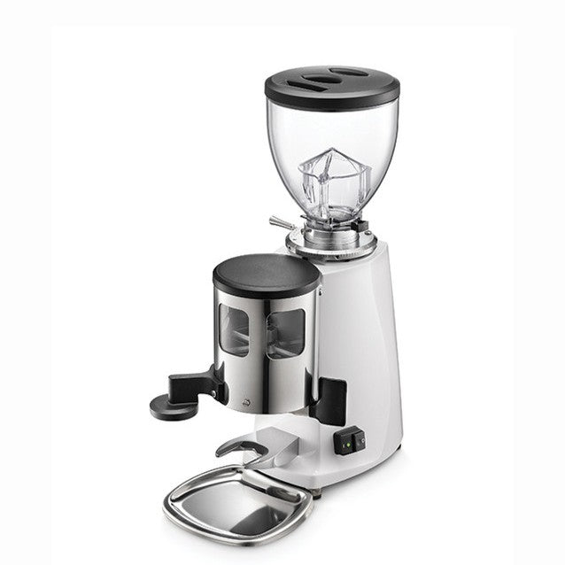 Mazzer Mini Timer Espresso Grinder White