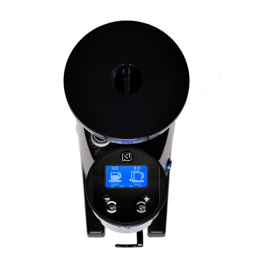 Nuova Simonelli G60 On Demand Espresso Grinder Black top and display view