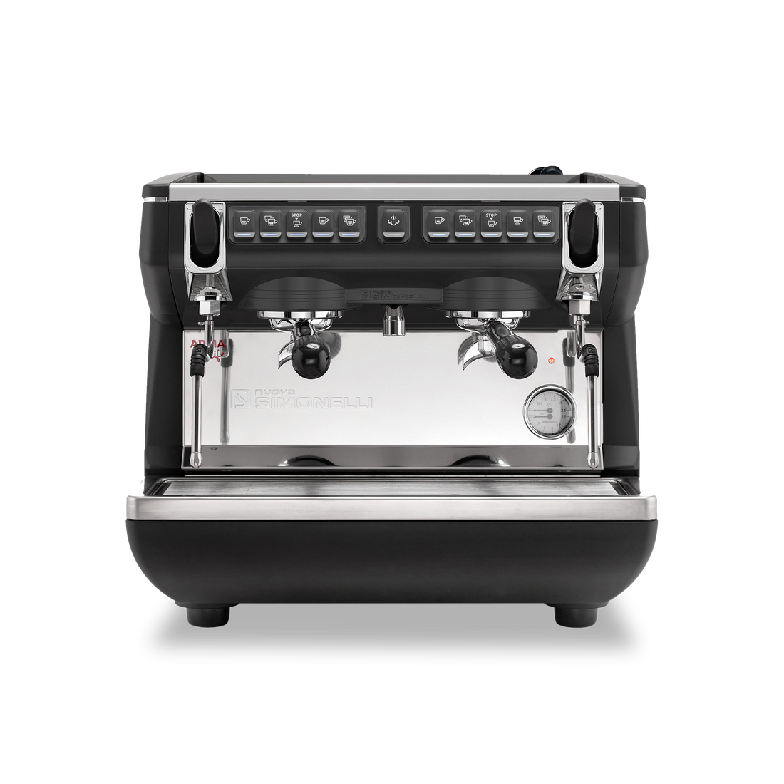 Nuova Simonelli Appia Life Compact 2 Group Volumetric 220V Espresso Machine Black