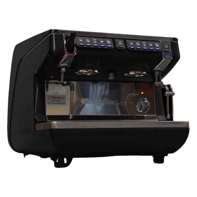 Nuova Simonelli Appia Life Compact 2 Group Volumetric with Autosteam 220V Espresso Machine Black