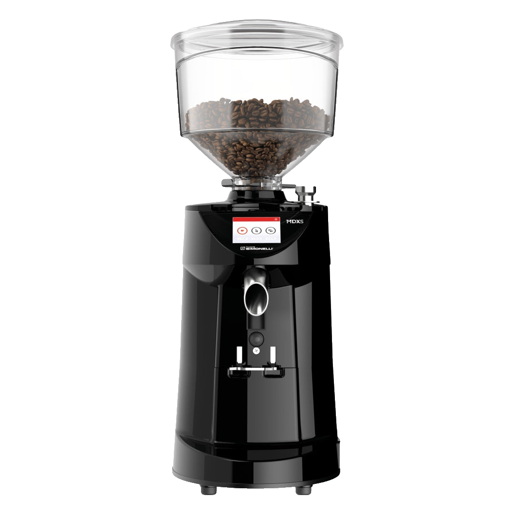 Nuova Simonelli MDXS On Demand Digit Espresso Grinder Black front view