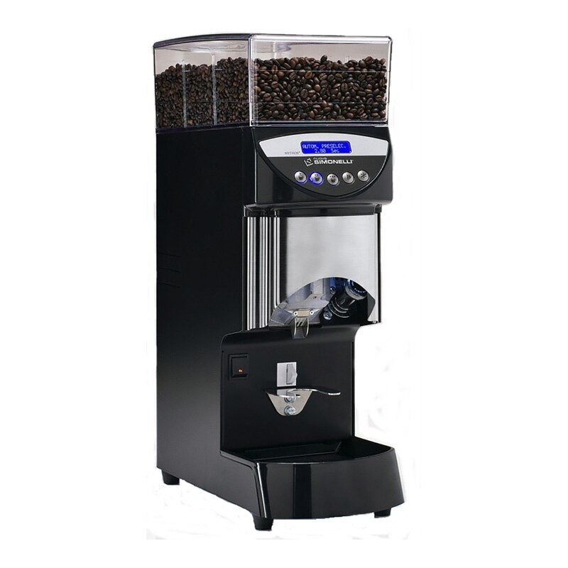 Nuova Simonelli Mythos Basic Espresso Grinder Black front view