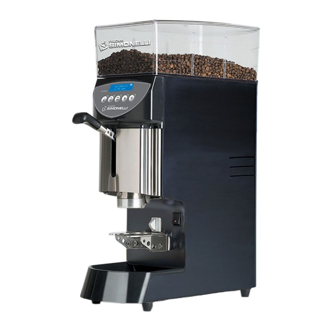 Nuova Simonelli Mythos Plus Espresso Grinder Black angle view