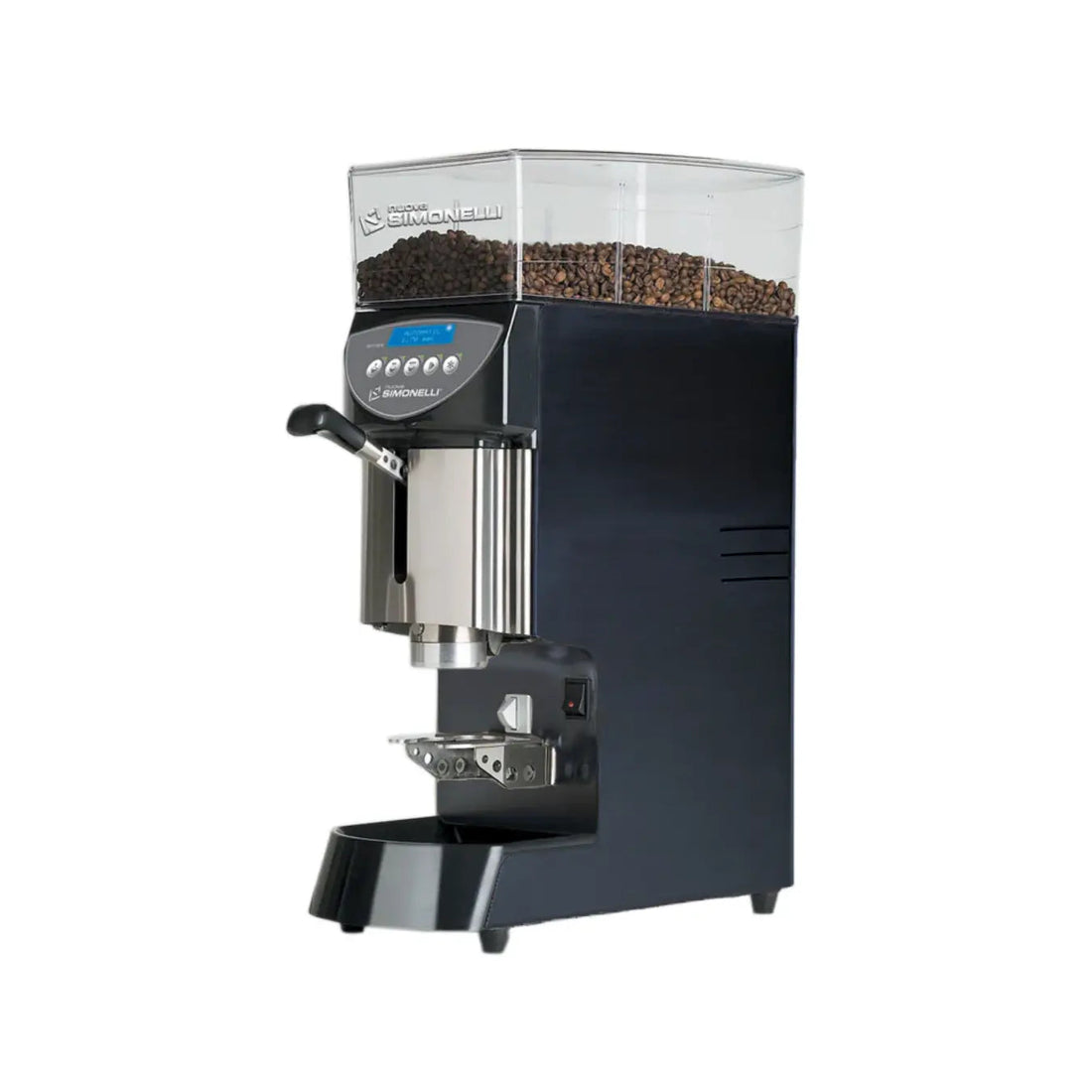 Nuova Simonelli Mythos Plus Espresso Grinder Black front view