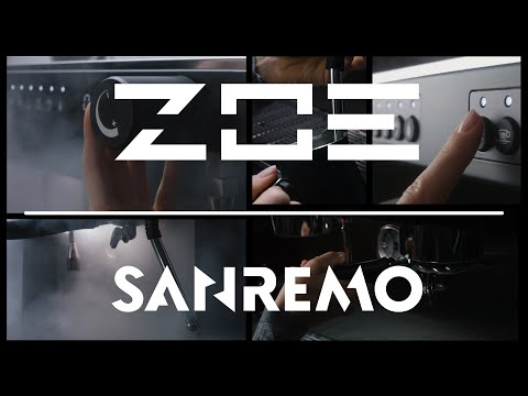 Sanremo ZOE COMPACT Espresso Machine — White & Black