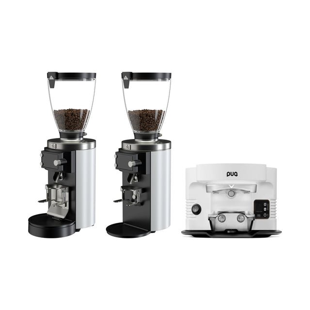 Mahlkonig E65W GbS, E65T GbS & PUQ Press M3 Bundle White