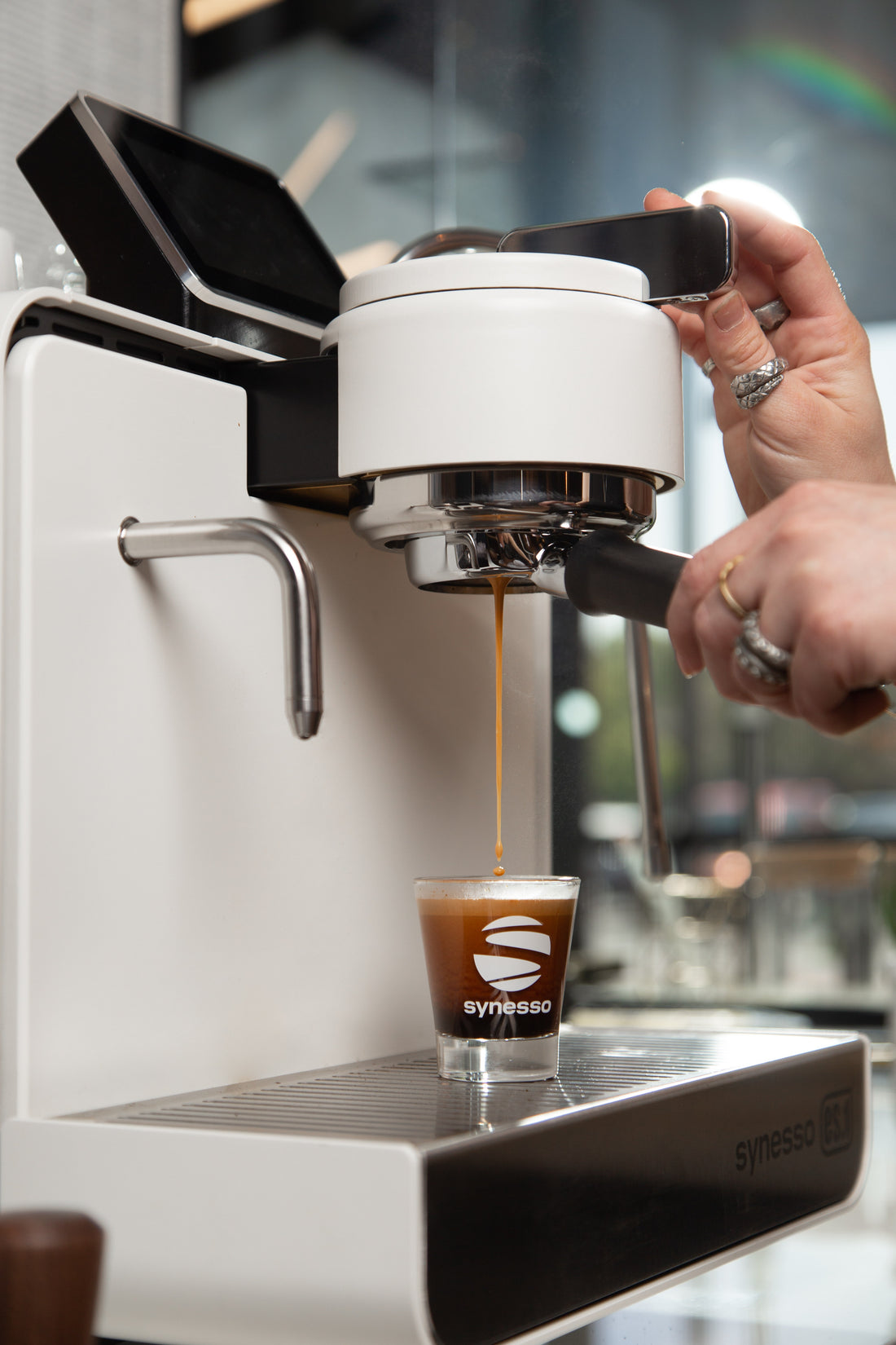 Synesso ES.1 Dual Boiler Espresso Machine in use