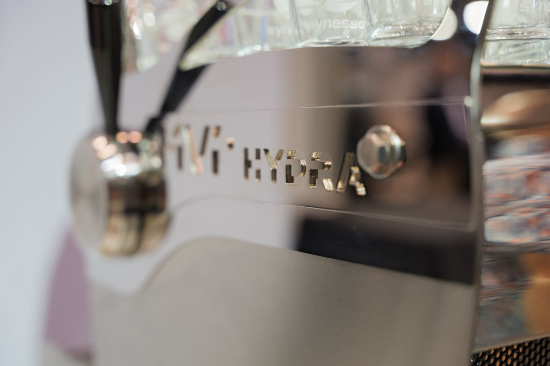 Synesso MVP Hydra 3 Group Espresso Machine logo detail