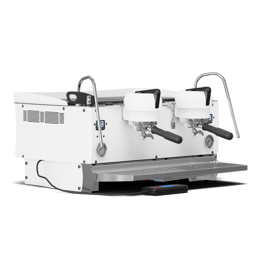 Synesso S200 2 Group Espresso Machine White front three-quarter view