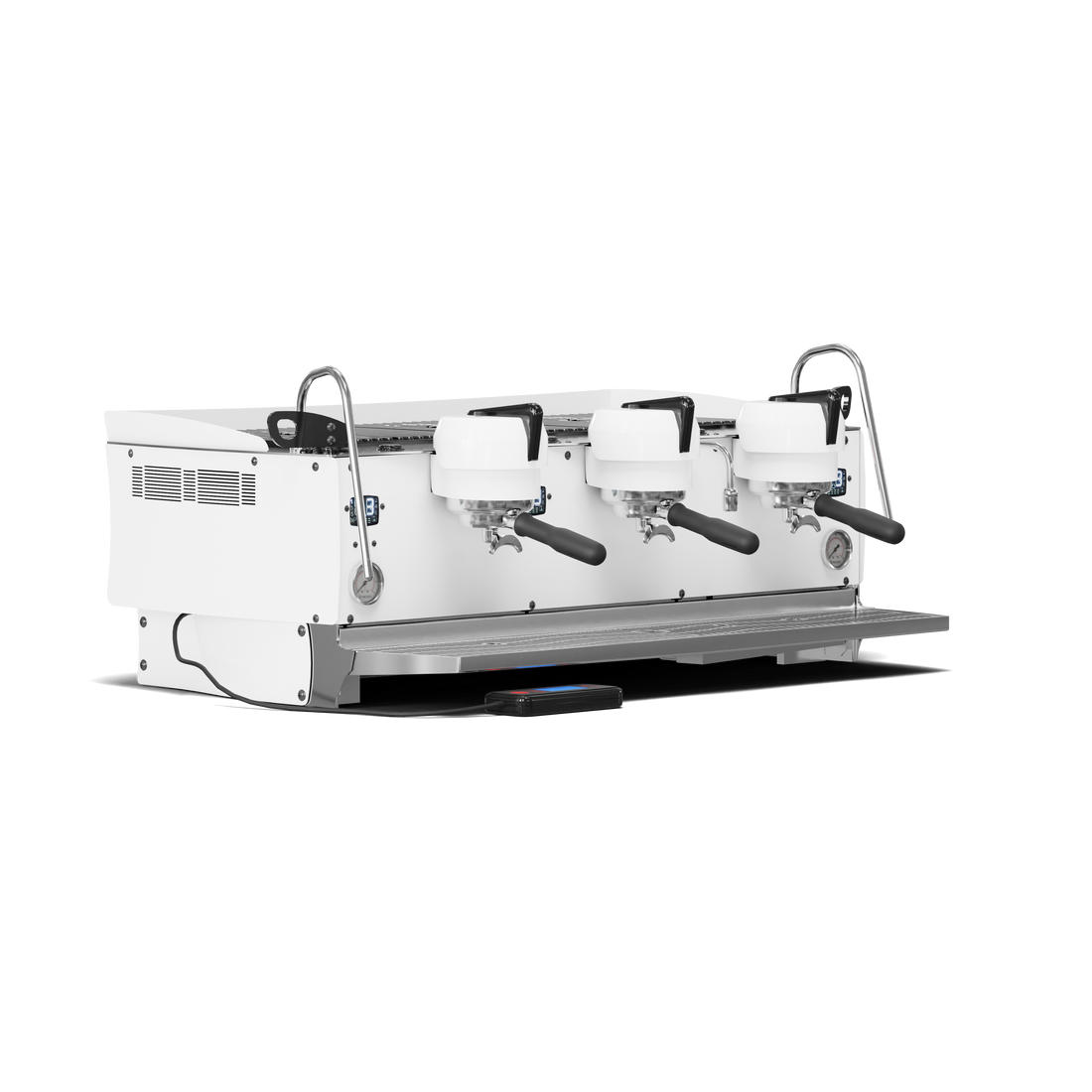 Synesso S300 3 Group Espresso Machine White front three-quarter view
